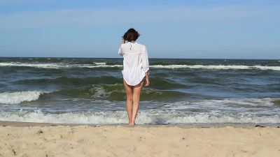 Girl At The Beach