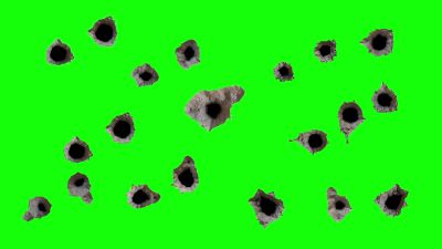Multiple Bullet Holes 6