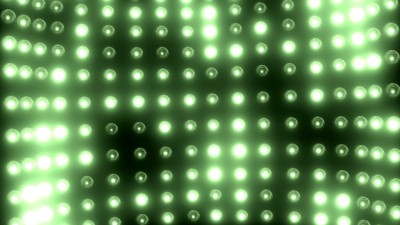 Wall Of Flashing Lights Rotation With Zoom