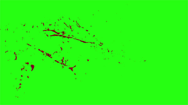 Hd Blood Burst Motion Blur Green Screen 33