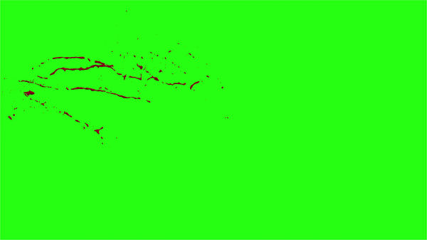 Hd Blood Burst Motion Blur Green Screen 41