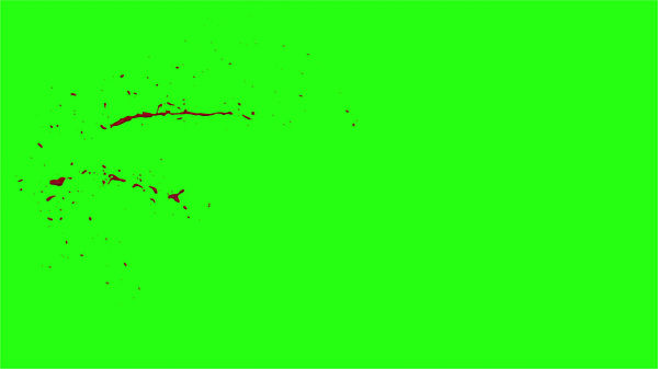 Hd Blood Burst Motion Blur Green Screen 46