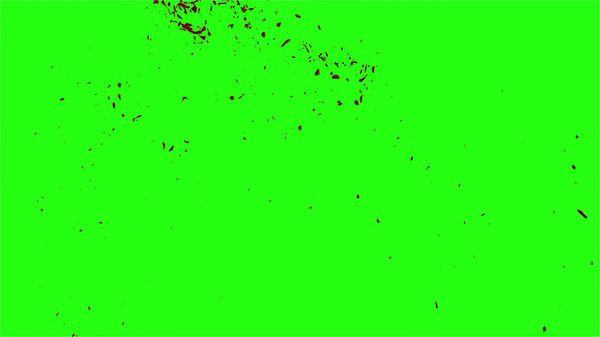 Hd Blood Burst Motion Blur Green Screen 63