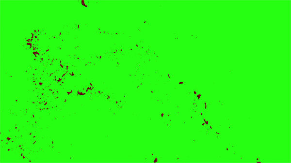 Hd Blood Burst Motion Blur Green Screen 76