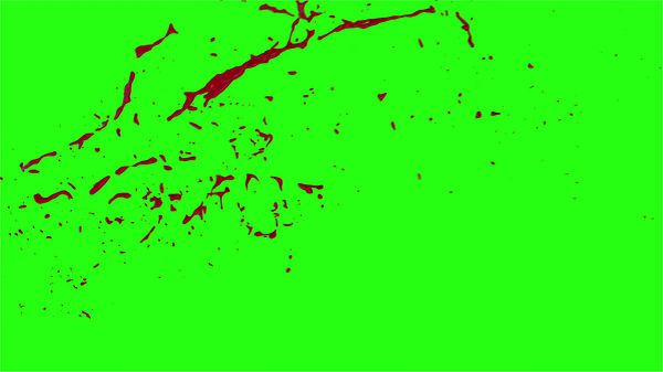 Hd Blood Burst Motion Blur Green Screen 84