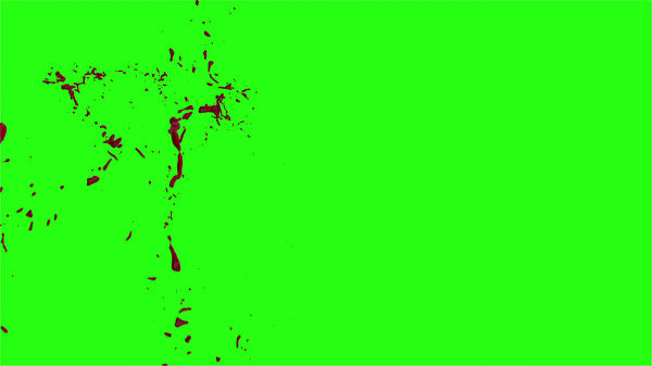 Hd Blood Burst Motion Blur Green Screen 151