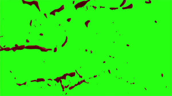Hd Blood Burst Motion Blur Green Screen 170