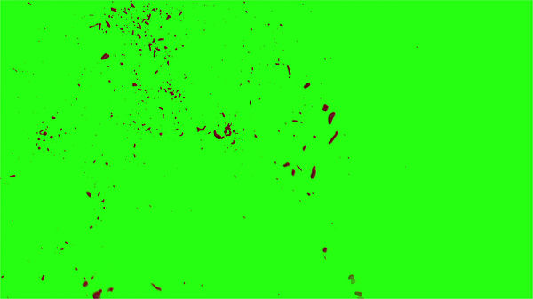 Hd Blood Burst Motion Blur Green Screen 175