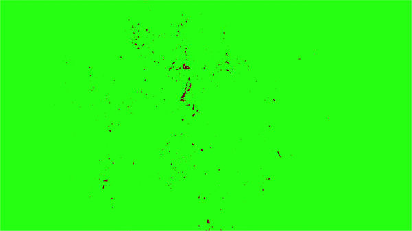 Hd Blood Burst Motion Blur Green Screen 189
