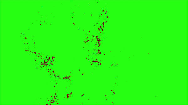 Hd Blood Burst Motion Blur Green Screen 191