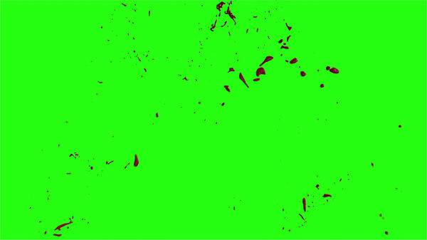 Hd Blood Burst Motion Blur Green Screen 195